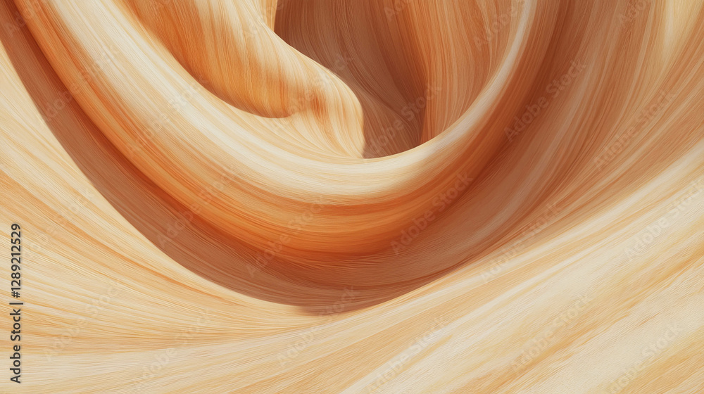 Obraz premium Abstract swirling plywood texture for design and decoration