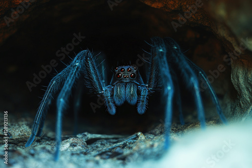 A Sydney funnel-web spider,...