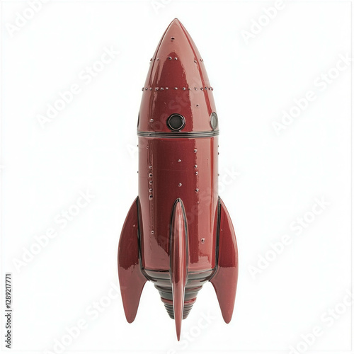 Space Rocket Isolated