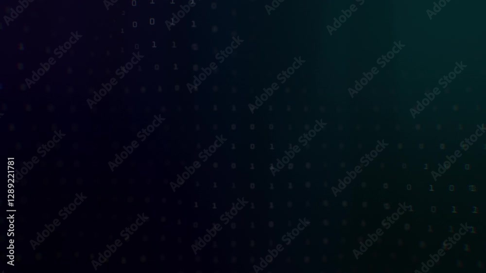 Binary Code Data Stream Background | Futuristic AI Digital Matrix, Dark Cyber Data Flow, 4K Loopable Animation Binary Code Data Stream Background | Futuristic AI Digital Matrix, Dark Cyber Data Flow, 4K Loopable Animation