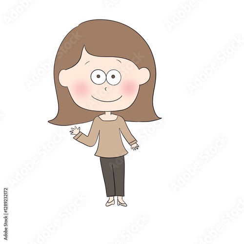 business woman illustration 
