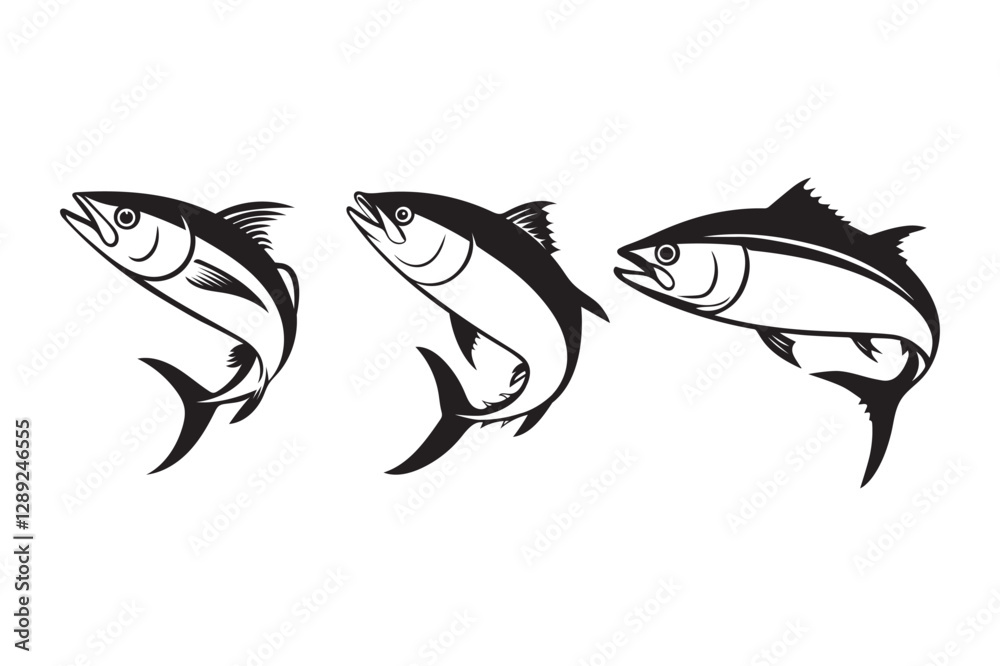 Fototapeta premium vector illustration of a fish