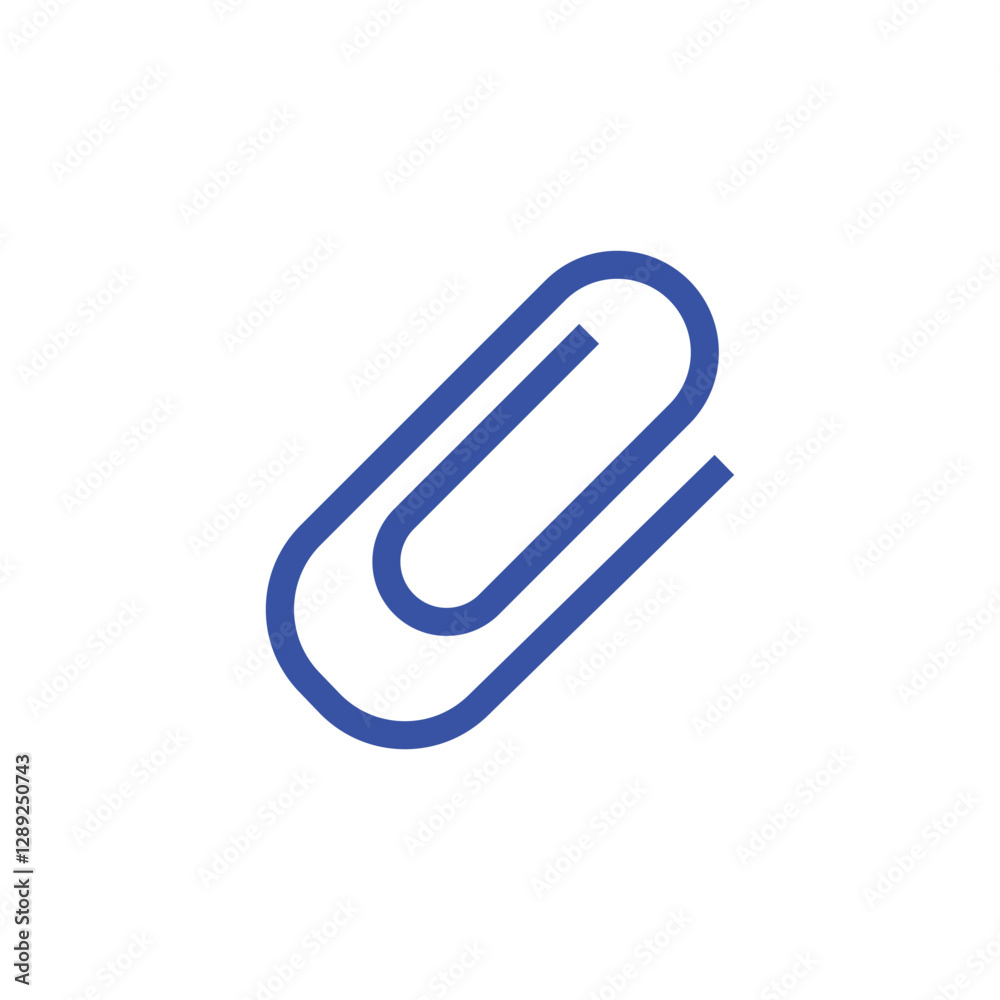 Vector paper clip icon. flat illustration of vector icon on white background. attach file icon paper clip symbol in edible stroke, outline, and solid styles. Eps file 1. Vector paper clip icon. flat illustration of vector icon on white background. attach file icon paper clip symbol in edible stroke, outline, and solid styles. Eps file 1.
