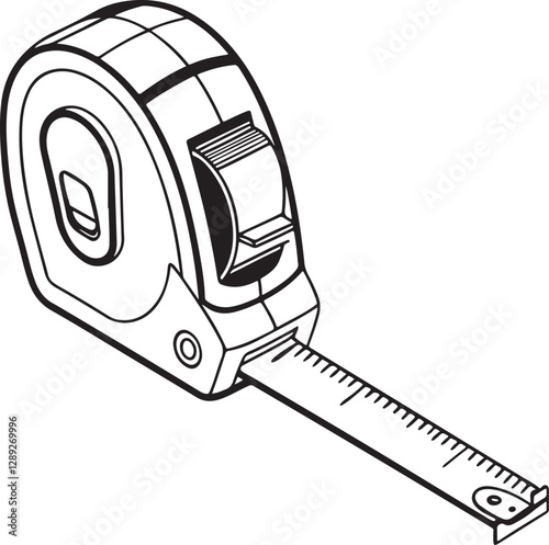measuring tape Tool for carpentry work
