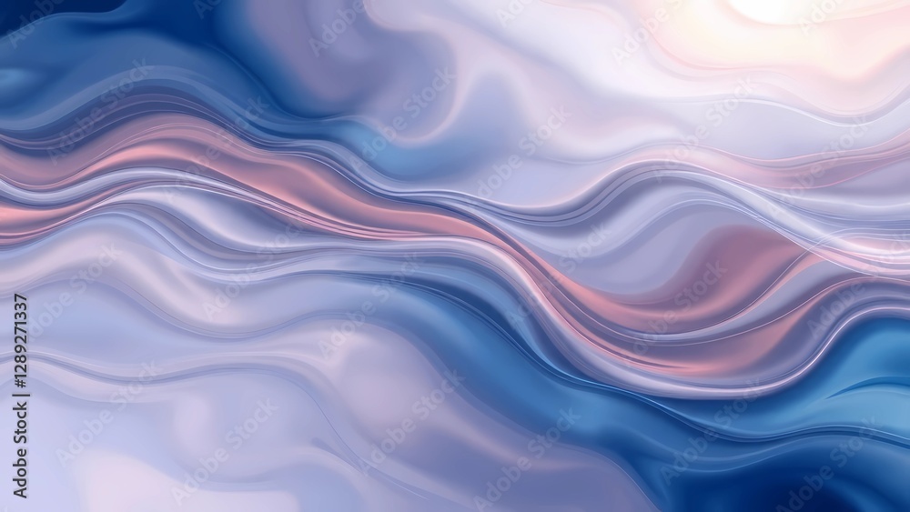 Abstract fluid background with soft wavy lines, smooth gradient blend of warm purple, gold and cool blue tones, elegant flowing texture, modern digital art, for design, wallpaper, or decoration. Abstract fluid background with soft wavy lines, smooth gradient blend of warm purple, gold and cool blue tones, elegant flowing texture, modern digital art, for design, wallpaper, or decoration.
