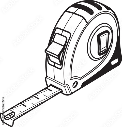 measuring tape Tool for carpentry work