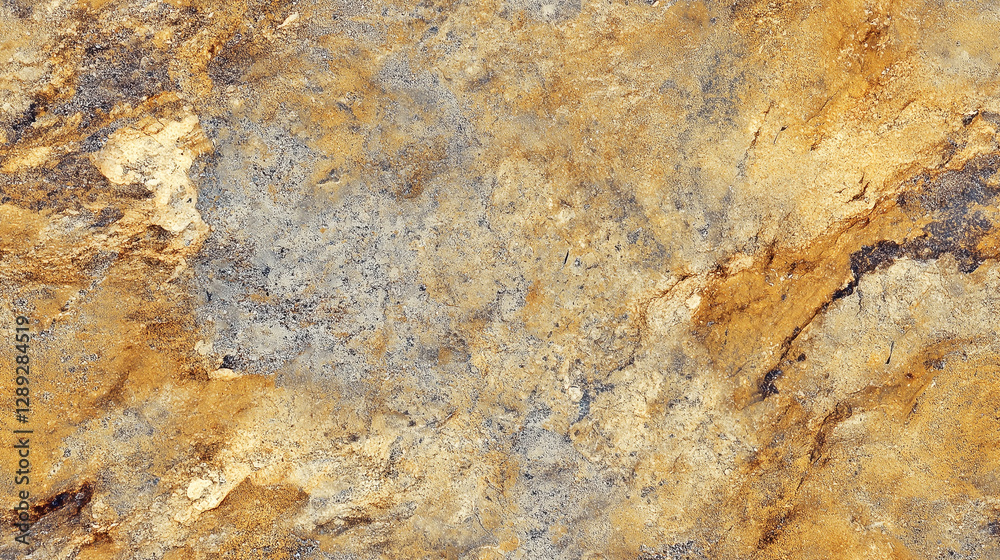 Golden persa and gray granite seamless texture background with natural patterns Golden persa and gray granite seamless texture background with natural patterns