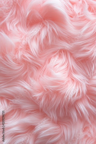 Soft pink fur texture creates cozy and inviting atmosphere, perf photo