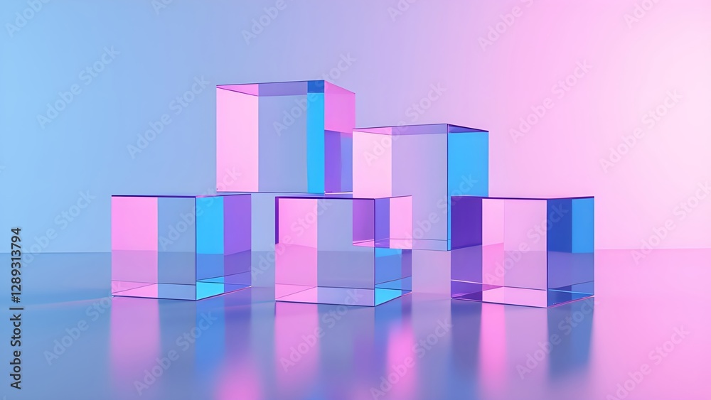 Crystal cube world Crystal cube world