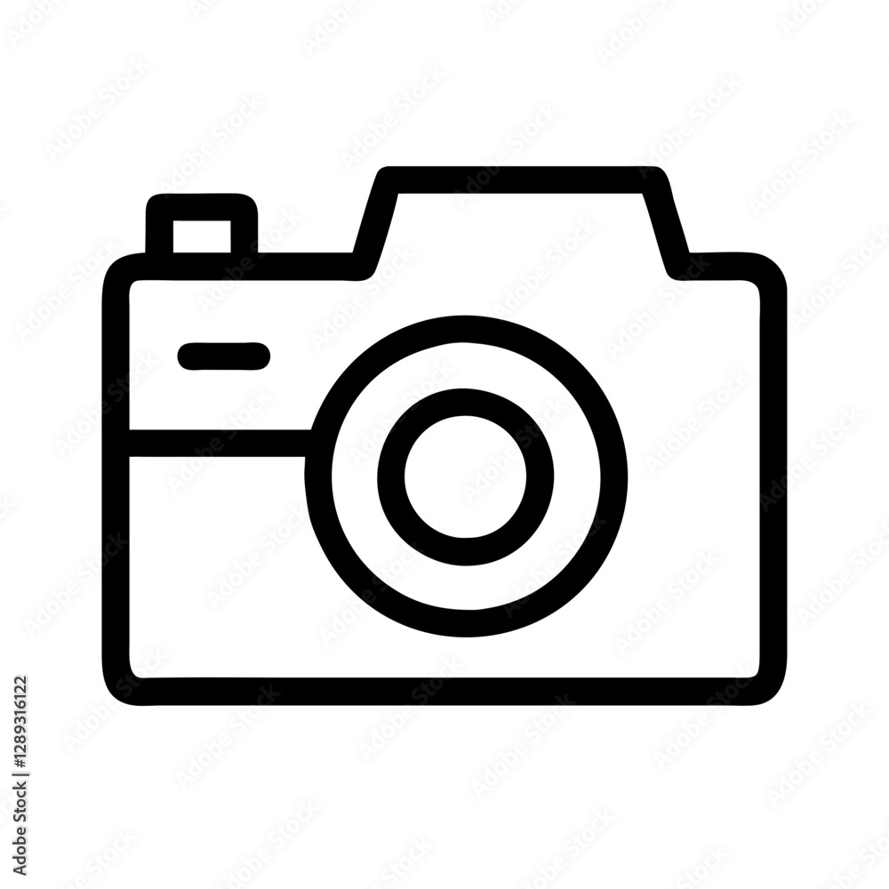 Camera icon for photography, media, and social apps Camera icon for photography, media, and social apps