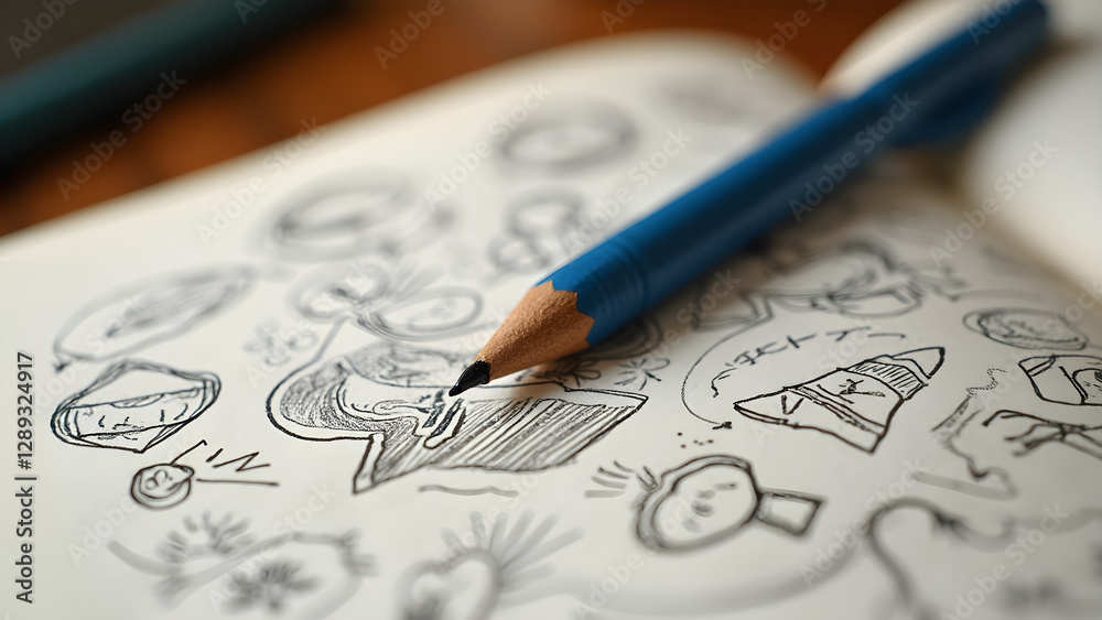 student doodles in notebook. close-up of creative sketches. ultra realistic doodle art. inspiring notebook designs. student doodles in notebook. close-up of creative sketches. ultra realistic doodle art. inspiring notebook designs.
