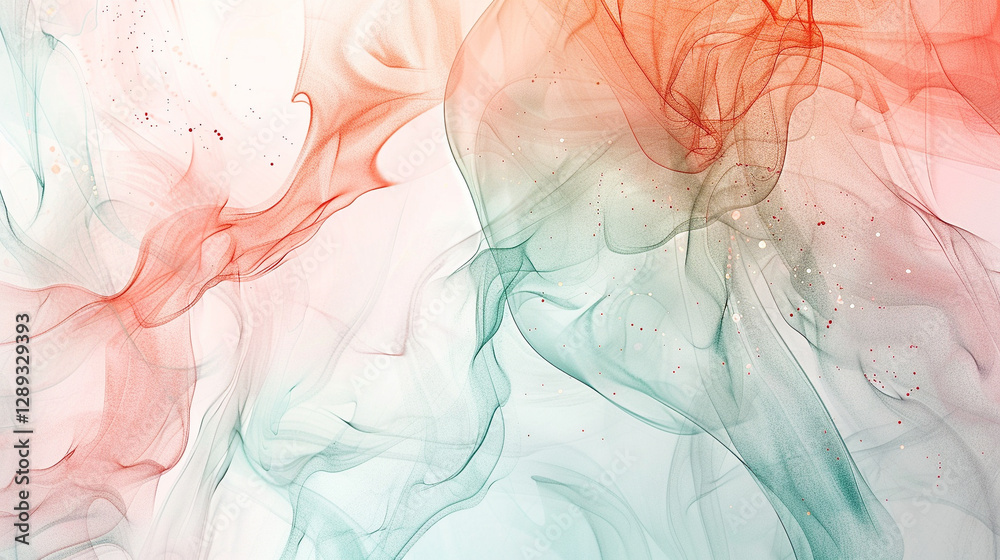 A calming abstract design with fluid marble-like patterns in soothing shades of lavender, mint, and pale gold. A calming abstract design with fluid marble-like patterns in soothing shades of lavender, mint, and pale gold.