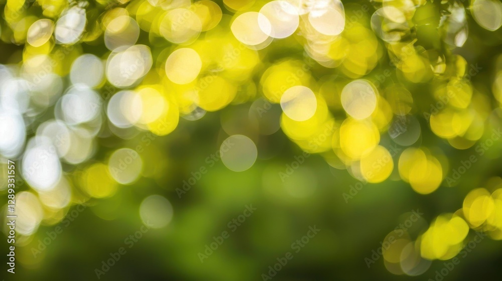 Fototapeta premium Abstract green blurred background with soft gradients and light effects, modern, backdrop. 