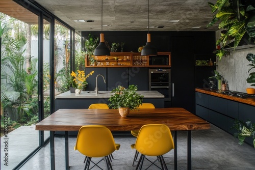 High-End Interior with a Serene Color Palette and Warm Textures