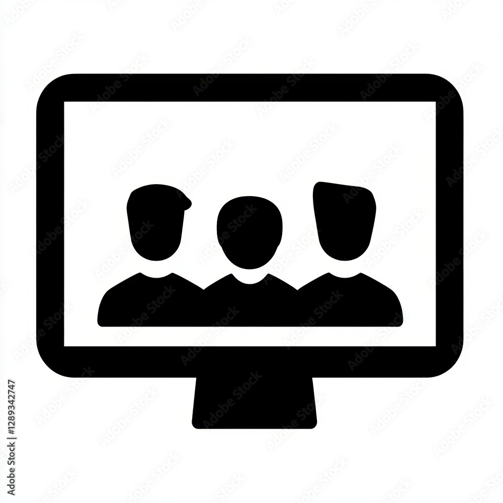 High tech icon. Computer. High tech icon. Computer.