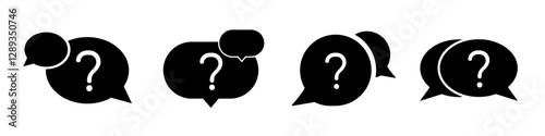 Question icon set. Question icon.