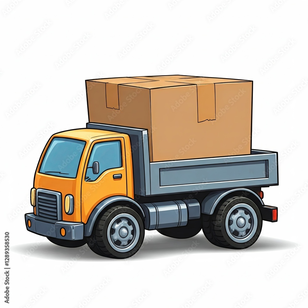Obraz premium Small Delivery Vehicle