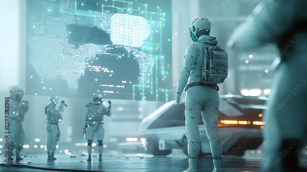 Futuristic AI Powered Disaster Relief Coordination via Holographic Command Center Futuristic AI Powered Disaster Relief Coordination via Holographic Command Center