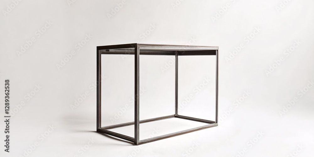 Clean and Simple Standing Desk with Sturdy Metal Support Clean and Simple Standing Desk with Sturdy Metal Support