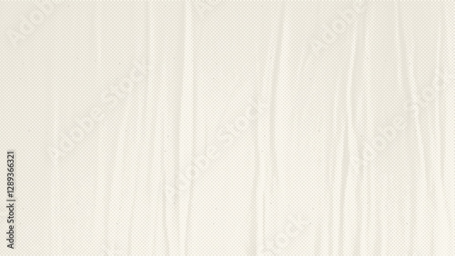 Crumpled ecru craft package paper texture. Abstract cream texture old paper background. Beige old cardboard backdrop. Vector illustration of grunge vintage note sheet or package. Old papyrus