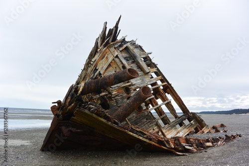 Pestua Shipwreck on Graham Island, Haida Gwaii photo