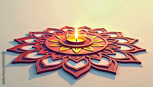  Festive Candles Creating a Warm and Celebratory Atmosphere  
