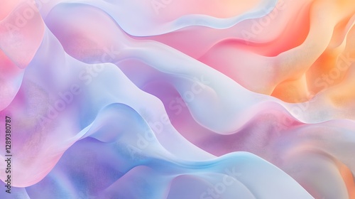 abstract fluid shape spring background pattern