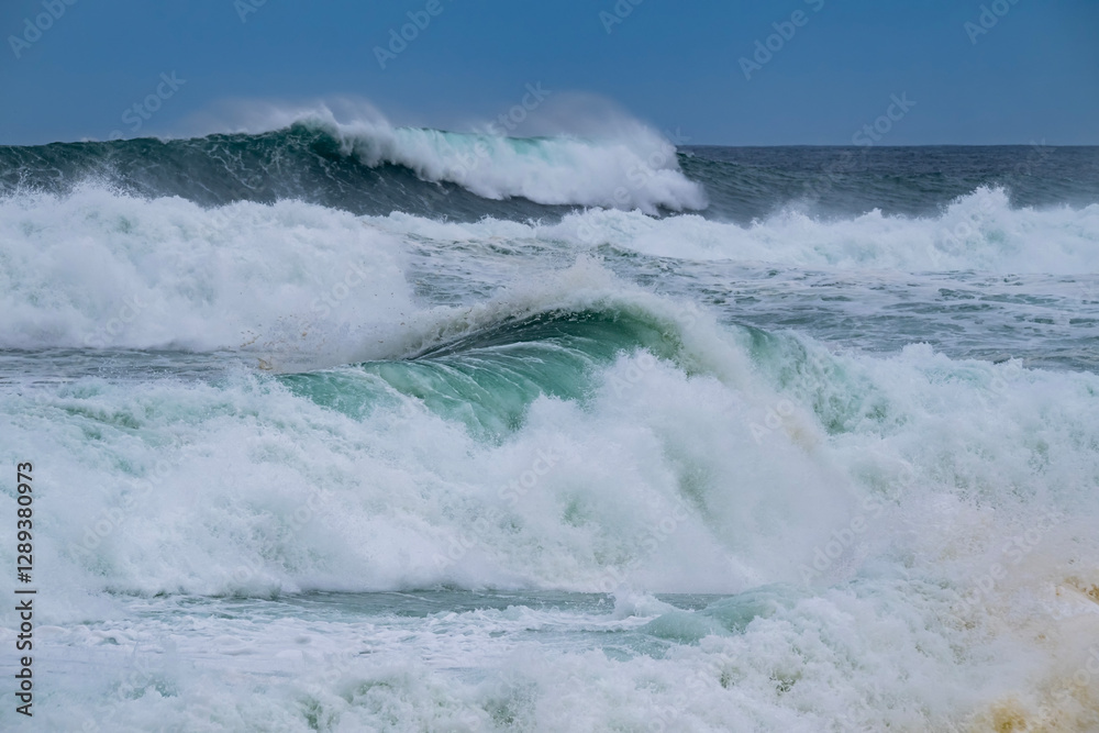 Fototapeta premium The Giant Cow, Cantabria, Spain