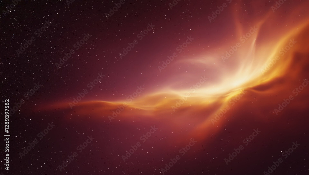 Obraz premium Beautiful space background with starry sky and glow
