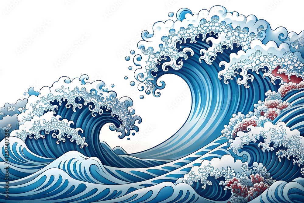 abstract blue background with waves abstract blue background with waves