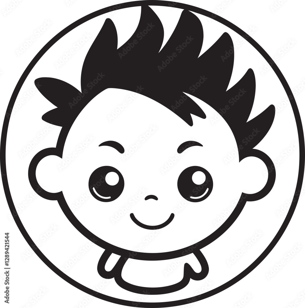 Fototapeta premium Baby Tickle Monster and the Silly Surprise Adventure A Day of Laughter