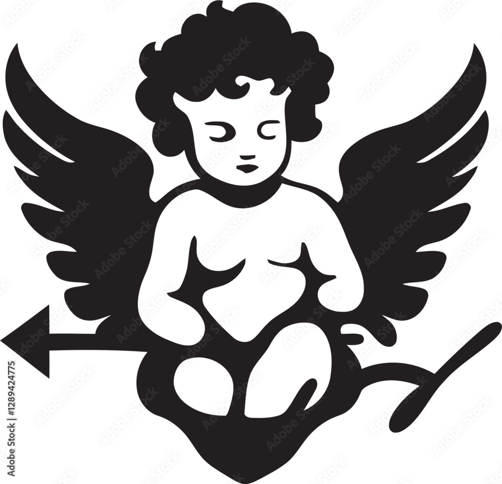 Fototapeta premium Cupid Promise The Commitment and Dedication of True Love