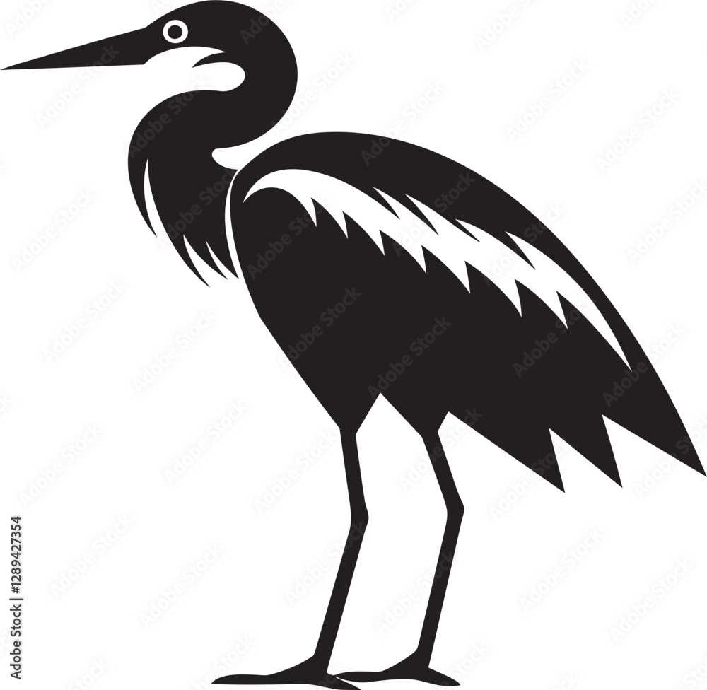 Fototapeta premium The Spiritual Journey of Herons Symbols of Transformation and Change