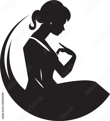 A Pregnant Woman Sitting on the Porch Swing  Rocking Gently Back and Forth as She Daydreams About the Life She Is Creating Inside Her