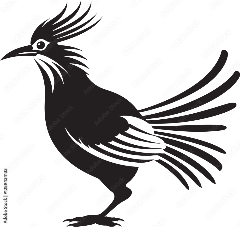 Fototapeta premium The Roadrunner Journey Life Lessons from a Fast Moving Bird