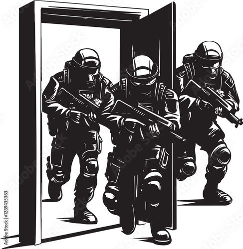 In the Line of Duty The SWAT Team  Tactical Assault on a Fortified Entrance
