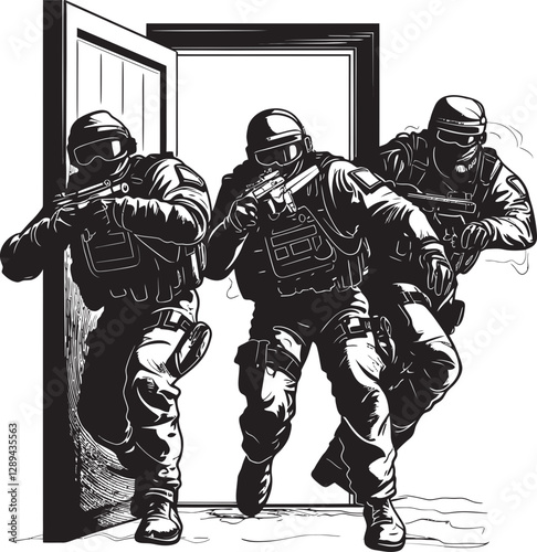 The Ultimate Showdown A SWAT Team  Fearless Breach of Strongholds