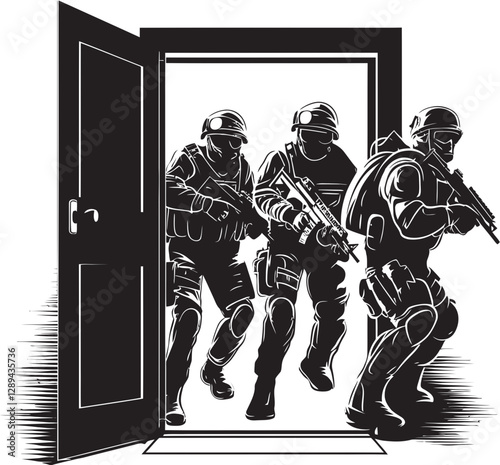 A Clash of Strength The SWAT Team  Tactical Assault on the Enemy  Fortress