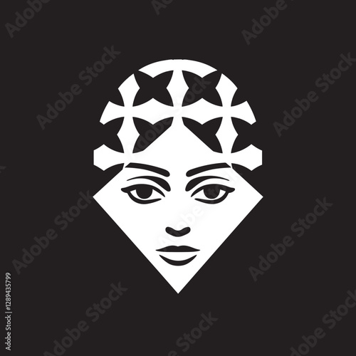 A Journey of Hope Capturing the Optimism of a Syrian Woman  Face