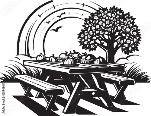 Bountiful Blessings How to Craft a Thanksgiving Picnic Table That Celebrates Abundance