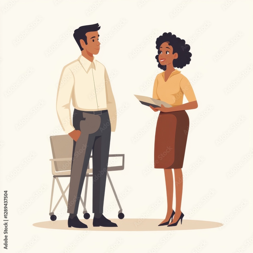 Workplace diversity shown by hesitant employees and managers Workplace diversity shown by hesitant employees and managers