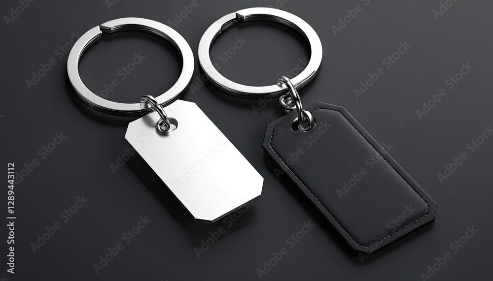 Silver keychain with two rectangular pendants that is elegant and versatile. Suitable for house, car or bag keys. A stylish addition to your accessory collection. Silver keychain with two rectangular pendants that is elegant and versatile. Suitable for house, car or bag keys. A stylish addition to your accessory collection.