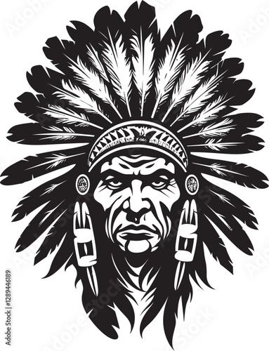 The Indian Chief Head Celebrating Resilience and Identity in Indigenous Cultures
