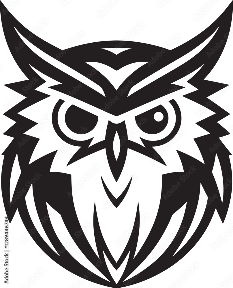 Obraz premium The Artistic Interpretation of Owls Capturing Their Essence in Art