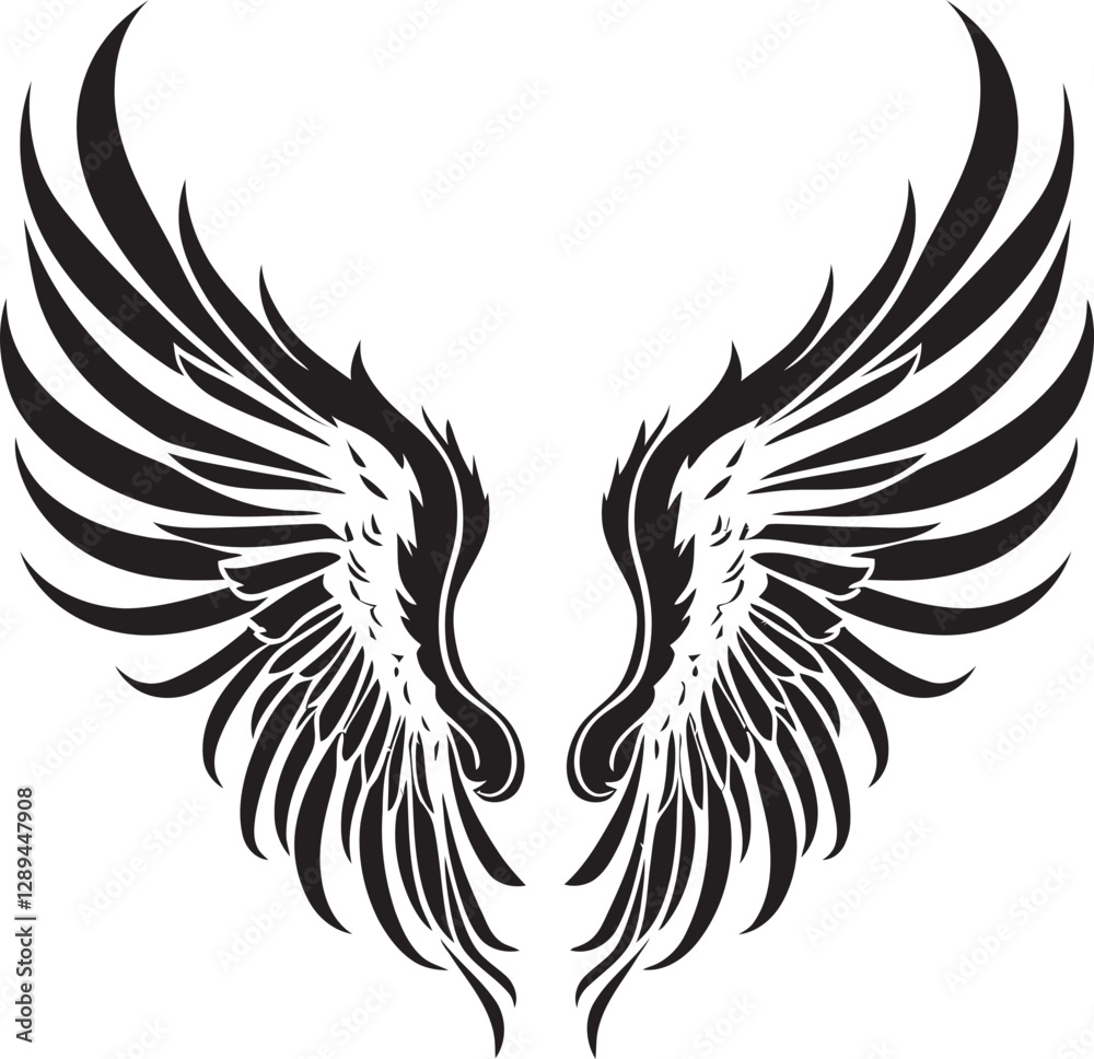 Obraz premium Angels in the Breeze Messages Carried by the Wind