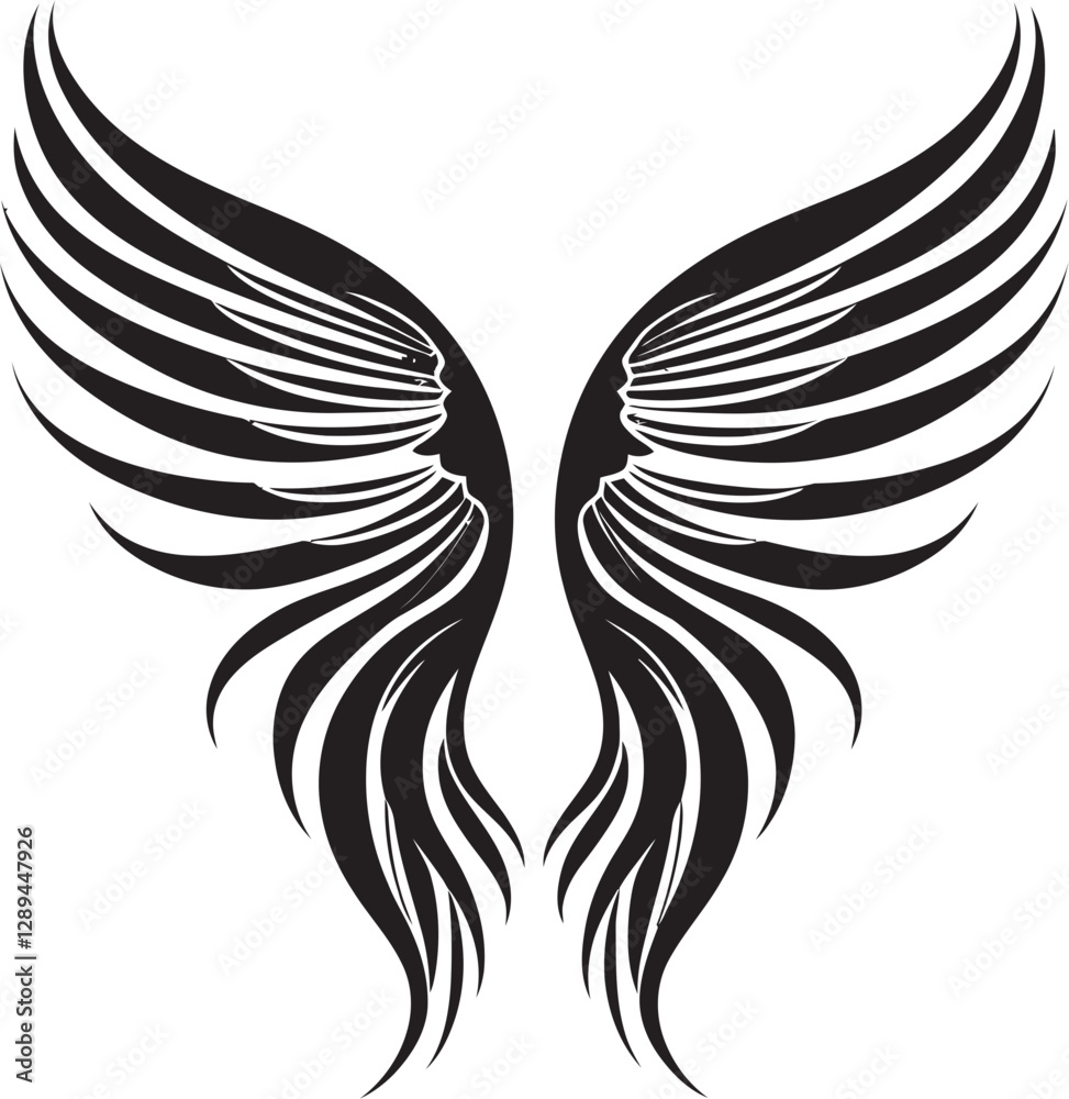 Obraz premium The Path of Light Following the Call of Angels