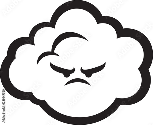 Thunderous Tales The Life of an Angry Cartoon Cloud