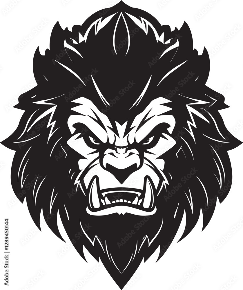 Obraz premium Fury and Honor The Rise of the Gorilla Tiger