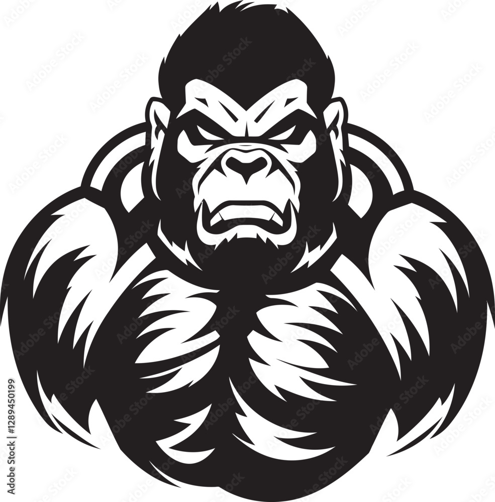 custom made wallpaper toronto digitalClaw of the Beast The Angry Gorilla Tiger