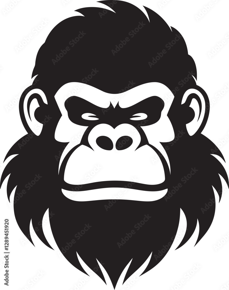 Fototapeta premium Harnessing the Strength of the Ape Designing Logos for Impact